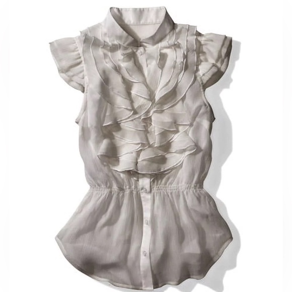 NWOT Miley Cyrus & Max Azria Sheer Sleeveless Top - M - Picture 2 of 5